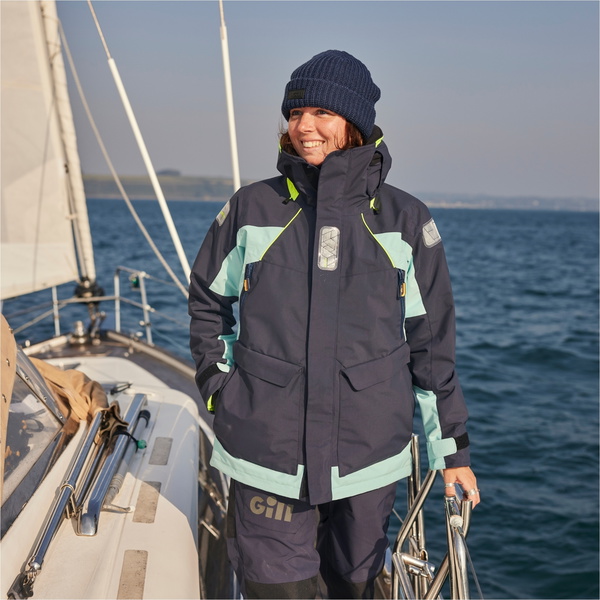2026 Gill Womens OS2 Offshore Jacket OS26JW - Navy / Eggshell